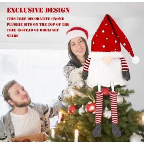 Gnome Christmas Faceless Doll Merry Christmas Decorations Xmas Tree Topper Ornament New Year Xmas Navidad Party Home Decor