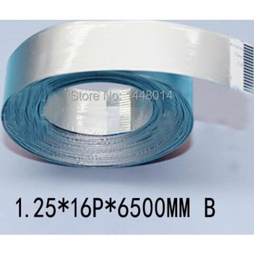 Large format printer Wit-color parts Wit color Ultra 1000 4000 temperature cable / Shielding wire line 1pc (1.25*16P*6500mm B)