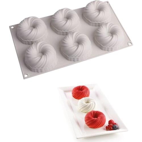 Silicone Mold For Baking Dessert Mousse Silicone 3D Cake Mould Pastry Pan Cake Decoration Tools