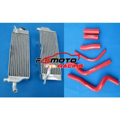 6 PCS Silicone Hose + Aluminum Radiator FIT For Hon-da CR500 CR500R CR 500 R 1989 500CC 89
