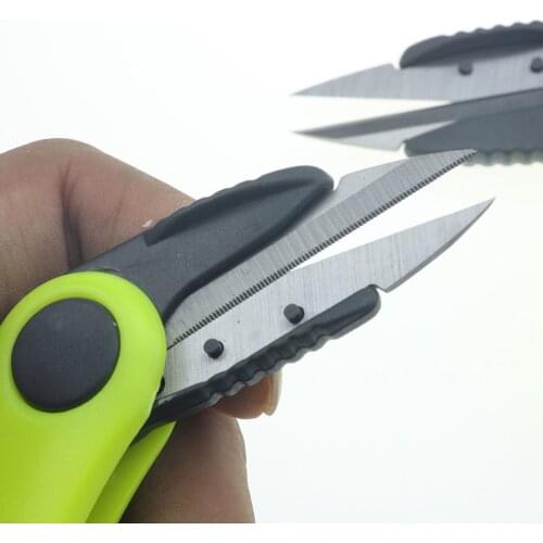 Foldable Braided Line Scissors Braid Scissor Fishing Line Cutter Practical Non-slip Waterproof Fishing Accessories
