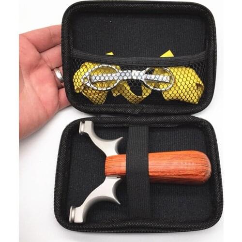 Good Quality Slingshot Package Leather Steel Balls Bag Hunting Tools Accessories Handmade Catapult Slingshot Waist AMMO Bag