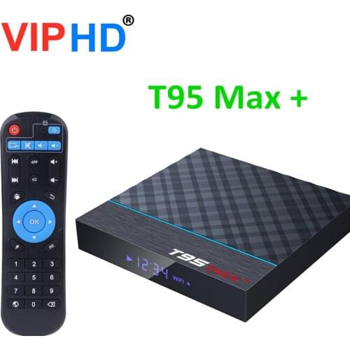 T95 MAX PLUS Amlogic S905X3 Smart TV BOX Android 9.0 4GB RAM 32GB 64GB ROM Wifi BT 4K UHD Android T95Max Plus Set Top Box