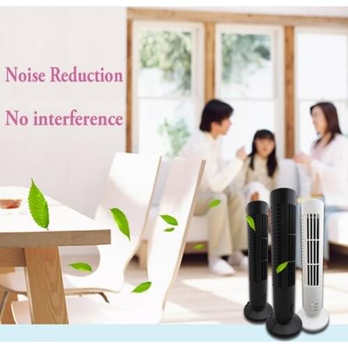 USB Laptop PC Mini No Leaf Air Conditioner Cooling Cool Desk Tower Fan Bladeless