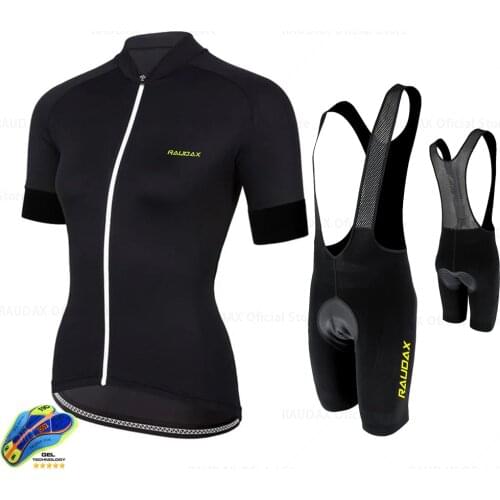 2021 Women Cycling Clothing Bicycle Jersey Set Female MTB Bike Uniform Ropa Ciclismo Girl Cycle Casual Wear Road Bike Bib Shorts