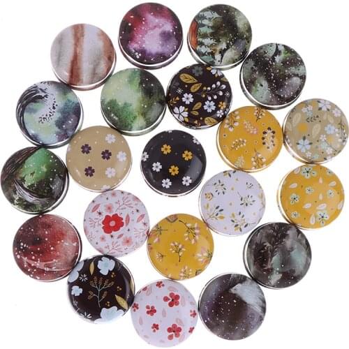 1pcs Mini Tin Box Sealed Jar Packing Boxes Jewelry, Candy Box Small Boxes Cans Coin Earrings, Headphones Gift Box Pill Case