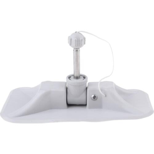 1 Pcs Universal Kayak Paddle Oars Lock Holder Patch Hook Pole Rod Mount Replacement for Fishing Boat Inflatable Boat White