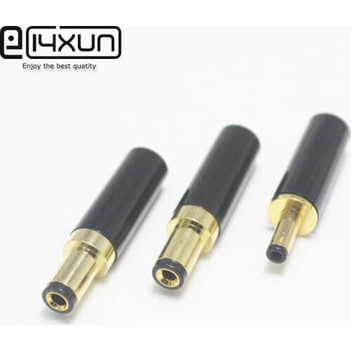5/10/20Pcs TaiWan Top Quality Gold Plating 3.5x1.35/5.5x2.1/5.5x2.5mm DC Power Male Plug Connector,DC Jack Plug,Large Current