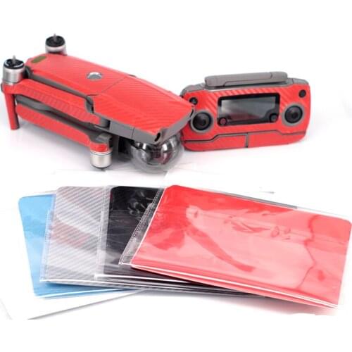 5-Color Options For Dji Mavic 2 Pro/Zoom Sticker Drone Remote Controller Battery Skin Waterproof Pvc Carbon Skin Decal