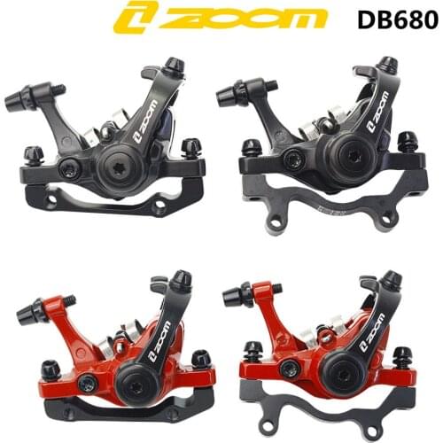 ZOOM DB680 Bicycle Disc Brake For Mountain Road Bike Aluminum Alloy MTB Bicycle Mechanical Caliper Disc Brakes Bike Brake Parts