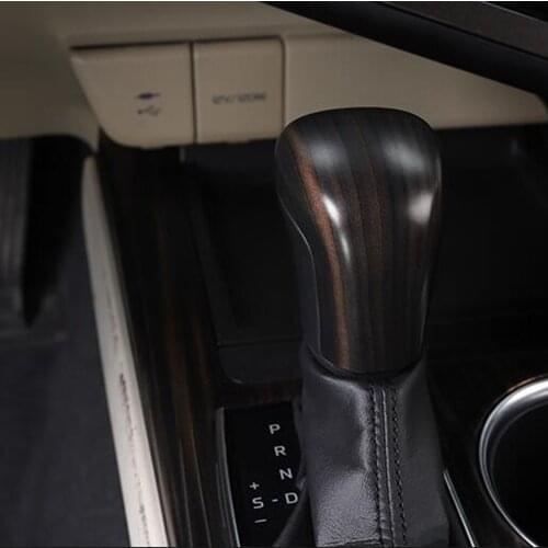 For Toyota Camry Corolla 2019 2020 2021 ABS Gear Shift Head Cover Trim Frame Garnish Sticker Accessories Car Styling