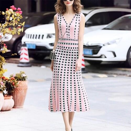 Летние платья в клетку Huan-Qing China At AliExpress