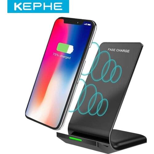 KEPHE 10W Qi Wireless Charger For iPhone 12 11 X 8 Fast Charging Holder For Samsung S20 S8 S7 S6 edge Note 8 Phone Fast Charger