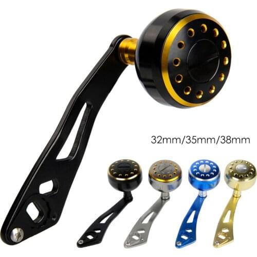 Hot Selling Fishing Reel Aluminum Alloy Handle Knob High-strength Tool Suitable for Water Drop Wheel Axle Hole Size 8x5mm