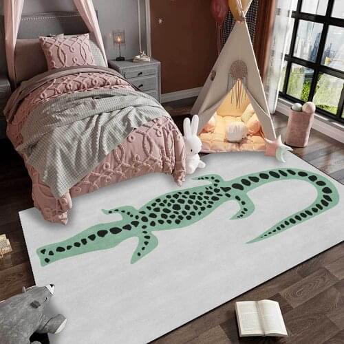 Cartoon Anime Crocodile 3D Printed Carpets For Living Room Bedroom Big Carpet Kids Room Play Floor Child Area Rug Game Large Mat