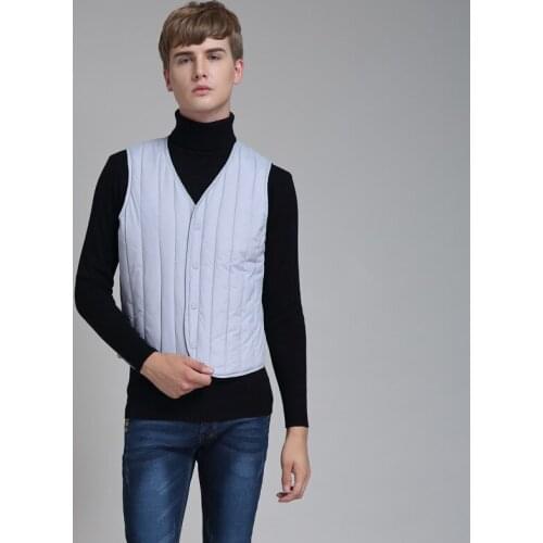Men New 2019 Autumn Winter Warm Sleeveless Jacket Waistcoat Mens Vest Fashion Casual Coats Mens Vests