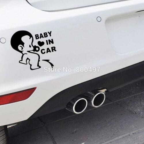 Newest Design Car-covers Car Sticker Baby in Car Car Decoration Decal for Tesla Ford Chevrolet Volkswagen Honda Hyundai Kia Lada
