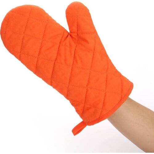 Microwave Oven Glove 1Pcs Non-slip Mitten Insulated Kitchen Tool Baking Gloves Cotton Heat Resistant Glove Baking Accessories