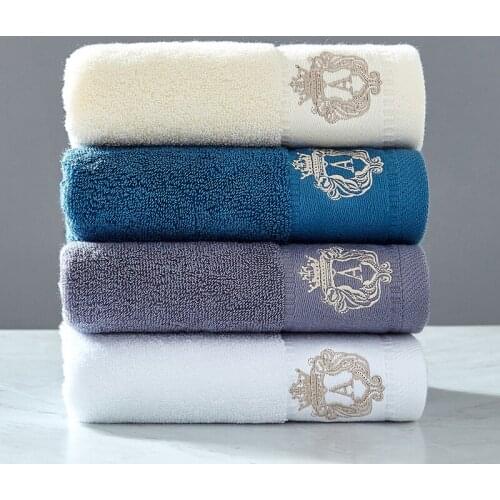 1PC High Quality 100% Cotton Adults and childrens family face Towel Soft Absorbent Washcloth Household Travel Gym 34x75cm