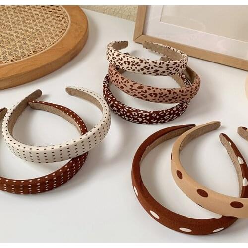 Wide-brimmed fabric autumn/winter headband women wild go out Korea sweet headband press hair hairband headband hair accessories