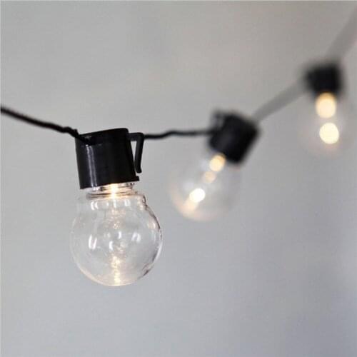 G50 Led Festoon Globe String Lights Garland Outdoor Led Fairy Bulbs Garden Party Christmas Wedding Decoration Lights Hanging