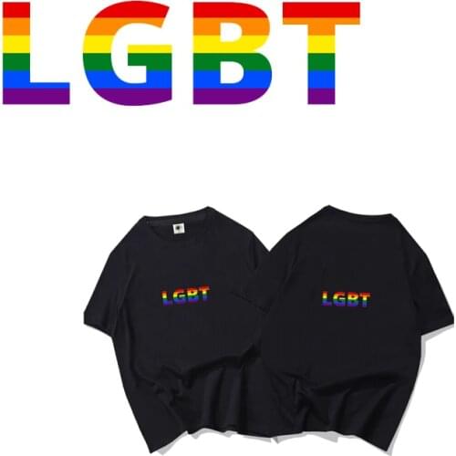 LGBT Accessories pride gay Patch Iron on transfers for clothing bisexual badge heat vinyl transfer patches Stickers on clothes
