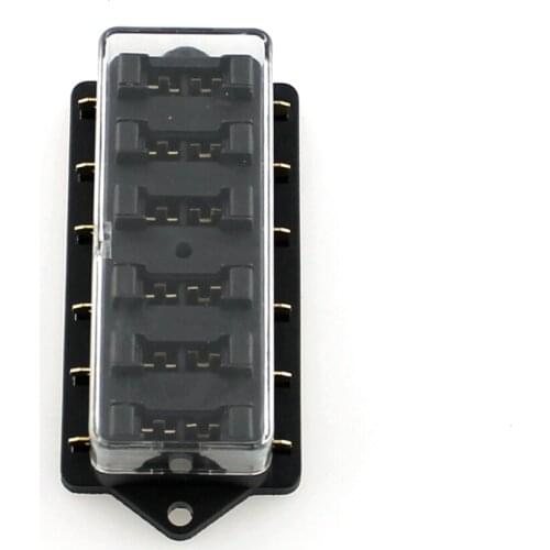 Universal 6 Way Fusebox Fuse Box Fuseholder Kit Boat Motorhome
