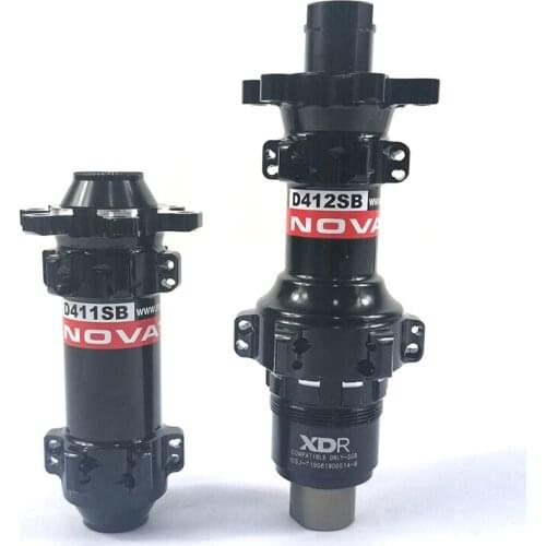 Novatec D411SB D412SB road bike Straight pull disc 6 Bolt hubs 24h XDR 12v freehub QR Thru axle M10 M12 15x100 12x135 MTB hubs