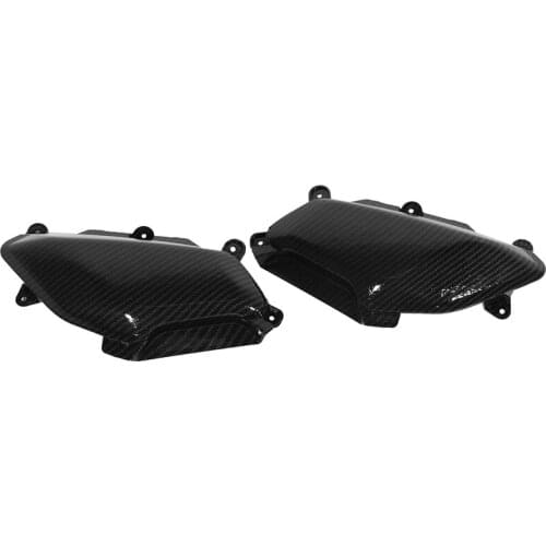 Motorcycle Rear Side Cover Carbon Fiber ABS Decorative Cover for Yamaha Nmax155 Nmax 155 2016 - 2019