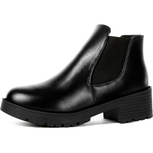 Women Ankle Boots 2020 Winter Woman Outdoor Leather Casual Shoes Lady Girl Platform Boot Female Comfortable Botas Mujer Footwear