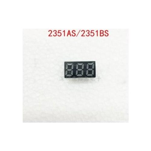 1pcs X 0.25inch 3digits red 8 segment led display 2351AS/2351BS