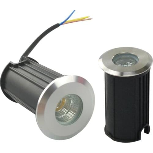 10PCS LED Underground light 1W 3W 5W COB Floor Lamp Outdoor Ground Spot Landscape Garden Square Path Buried Yard 85-265V DC12V