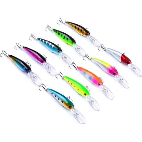 9cm 7.28G Minnow Plastic Hard Bait Lure SUPERBAIT Topmouth Culter Bait fishing