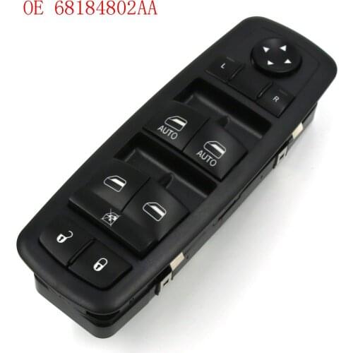 NEW Window Switch Replace for 2014-17 Dodge Durango 2014-16 Jeep Grand Cherokee OE 68184802AA 68184802AB 68184802AC