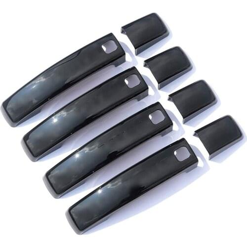 For 2009-2016 Land Rover Discovery 4 Range Rover Sport 2008-2013 Freelander 2 2010-2015 Glossy black door handle cover trim