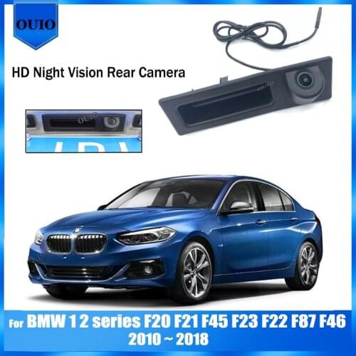 HD Backup Rear camera |For BMW 1 2 series F20 F21 F45 F23 F22 F87 F46 2010 ~ 2020 Parking Trunk Handle Camera | Reversing Camera