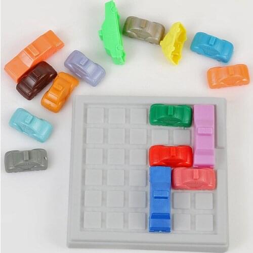IQ Car Game Creative Car Puzzle Toy Ignite Mind Logic Game Plastic Cultivation Creative Thinking Brain Trained IQ Traffic Car