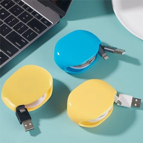 Cable Roll Plastic Wire Management Winder Portable Phone Earphone Cord Organizer Supplies