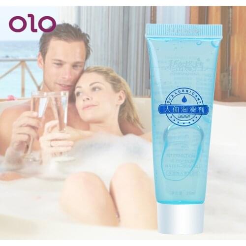 OLO 1PCS/2PCS Vaginal Anal Gel Oil Lubricant For Couples Water-based Lube Pain Relief 25ML Enhance Pleasure Lubricant