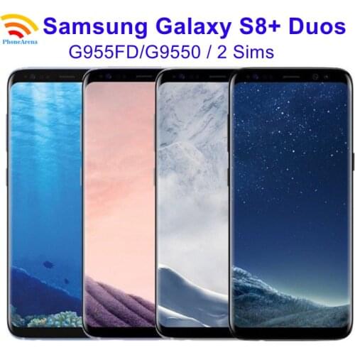 Samsung Galaxy S8+ S8 Plus Duos G955FD G9550 Dual Sim 90% New Original 6.2" RAM 4GB ROM 64GB NFC Octa Core 4G LTE Cell Phone