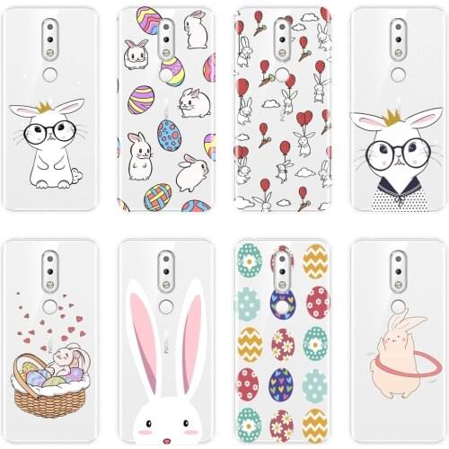 Easter Rabbit Kawaii Cute Animal Unique Back Cover For Nokia 7.1 6.1 5.1 3.1 2.1 Plus Phone Case Silicone For Nokia 4.2 3.2