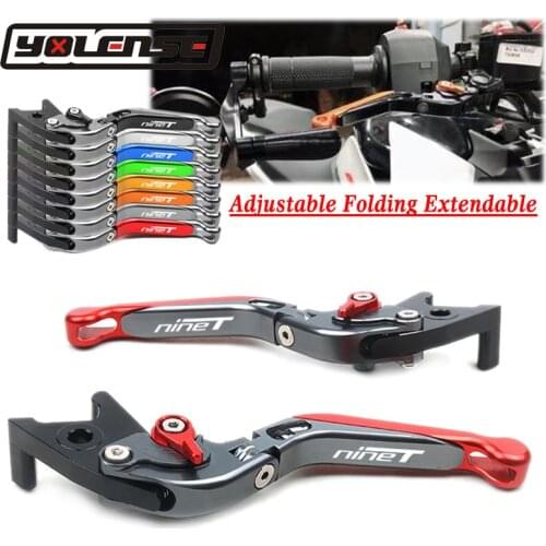 For BMW R Nine T R nineT RninT RNINET 2014-2016 Motorcycle Accessories Adjustable Folding Extendable Brake Clutch Levers
