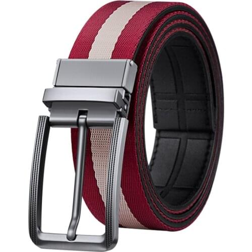 WilliamPolo Cowskin leather luxury strap male belts for men new fashion classice fashion pin buckle men belt High Quality