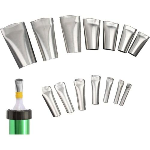 14pcs Perfect caulking finisher Silicone Sealant nozzle Steel Glue Mouth Glass Wall Repair Grout Remover Scraper applicator tool
