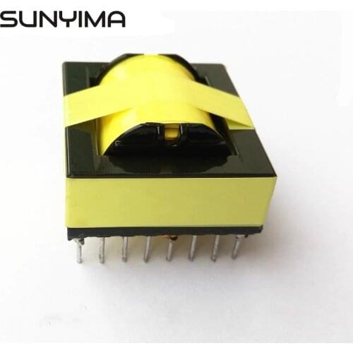 SUNYIMA 300-500W Inverter Booster EC42 / EC4045 6-8 tube Head Horizontal Copper Strip High-frequency Transformer