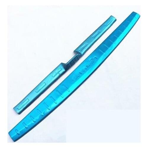 High quality stainless steel car Rear Bumper Protector Sill Trunk Tread Plate Trim For Citroen C5 2013-2017 Car styling