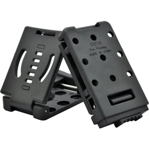 Belt Clip Belt Loops - Tek-Lok™ - Tactical Black - (Large) - (without hardware) Making Kydex Clip