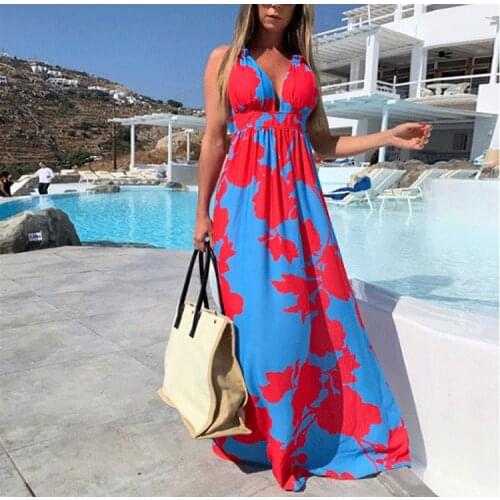 Ladies Dress Fashion Printed Suspender Dress Maternity Clothes Dress Maternity Gown