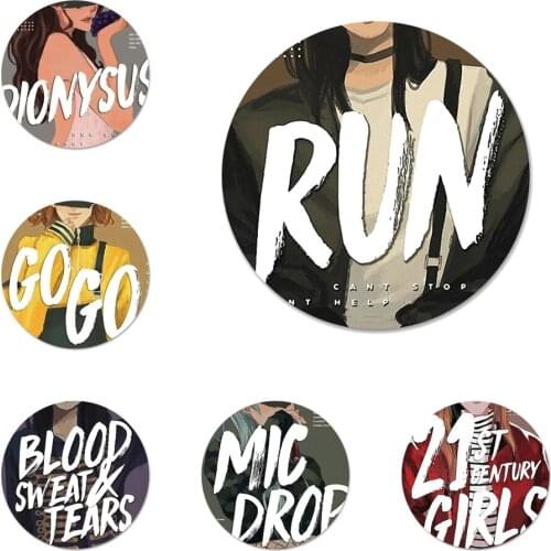 Save Me Kpop Girl Icons Pins Badge Decoration Brooches Metal Badges For Clothes Backpack Decoration 58mm