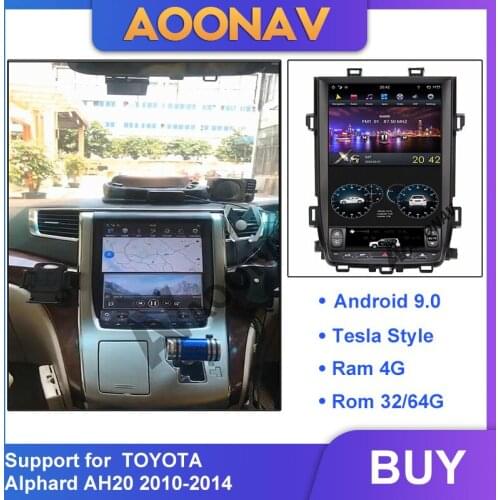 12.1 inch car auto Radio multimedia player for TOYOTA Alphard AH20 2010-2014 car stereo autoradio GPS navigation DVD player
